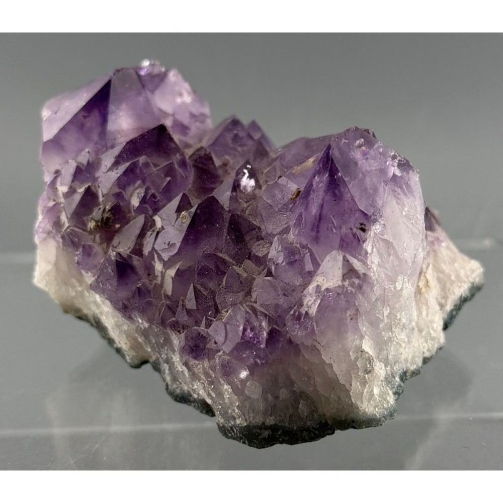 Natural Amethyst Crystal Cluster Geode Specimen 376g 3.5" Purple Quartz